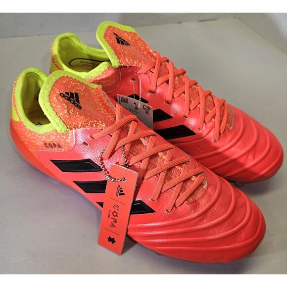 Adidas Men\'s Solar Red/Core Black COPA 18.1 FG Rare FIFA Edition Soccer Cleats